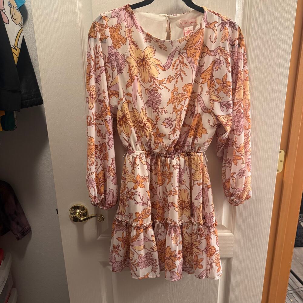 Flying Tomato Daily Efforts Woven Mini Dress Woman’s Small